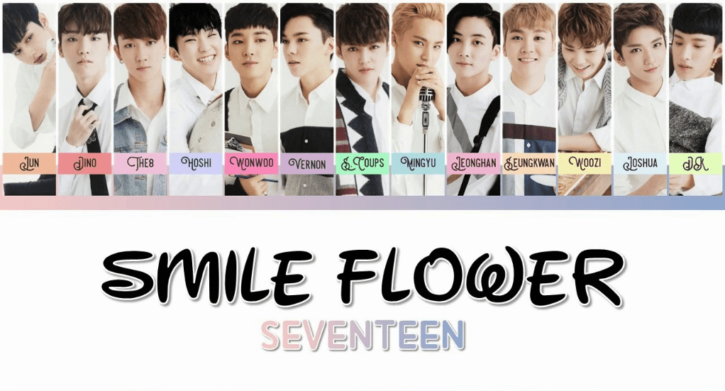 Lirik Lagu Smile Flower dan Terjemahan - SEVENTEEN | LirikAja.net