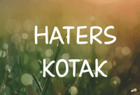 Chord dan Lirik Haters